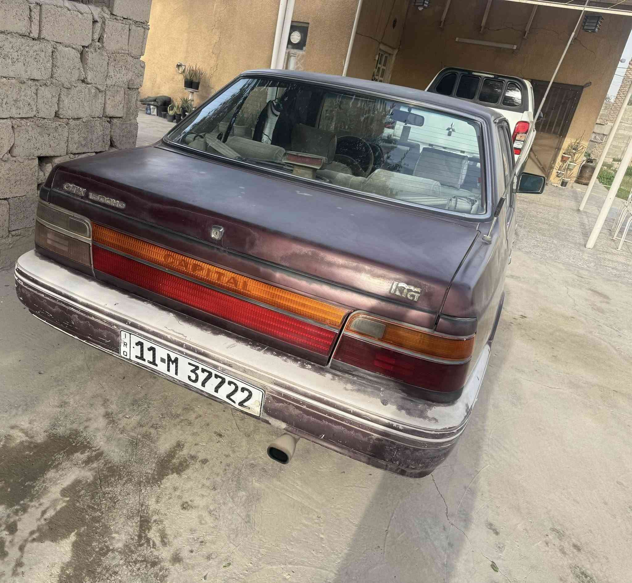 السلام عليكم … للبيع كيا كبتل موديل 93رقم بغداد انكليزي بسمي… مكينة مسكر كير اوتو اربع جام اوتو تبريد شغال بارد .صدر نظيف تايرات نظيفة سيارة جاهزة  نقصها فقط يده خلف السائق والي بصف السائق مكان السيارة بغداد قرب مرور التاجيات او حي الجامعة مجمع بسكلاته رقم الهاتف ***********
السعر 32 وبيهة مجال.
