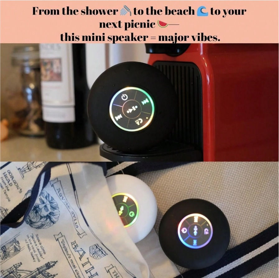 Original Price: $6.4  Now only $3.17
Product Link:
https://lihi.cc/WgTEa

Portable Mini Waterproof Bluetooth Shower Speaker with LED Lights, Suction Cup Wireless Speaker, Built-in Microphone, and Powerful Bass - A great tech gift for your boyfriend/girlfriend, perfect for Valentine's Day!


**إذا كنت صاحب هذا الإعلان وتريد حذفه لأي سبب، رجاءا أرسل رسالة إلى الدعم الفني**