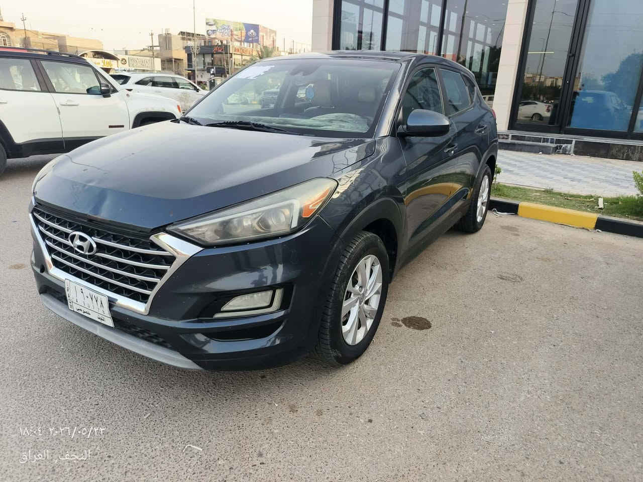توكسان 2019
امريكي حادثه دعاميه وطخه خفيفه بالبنيد معدله بارد 
بدون صبغ بدون تبديل  
جاهزه من كلشي 
سايد بريك كهرباء  
رادار امامي وخلفي 
اوتو هولد
مكانه نجف 
سعر 150 بيه مجال 
***********
