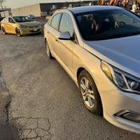 سوناتا 2016  امريكي السيارة حادث جاملغ خلفي وبنيد وجاملغ امامي فقط  شا...