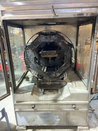 للبيع/للببع شواية دجاج كهربائيه تعمل حطب وغاز جاهزه وشغاله سعر الشوايه...