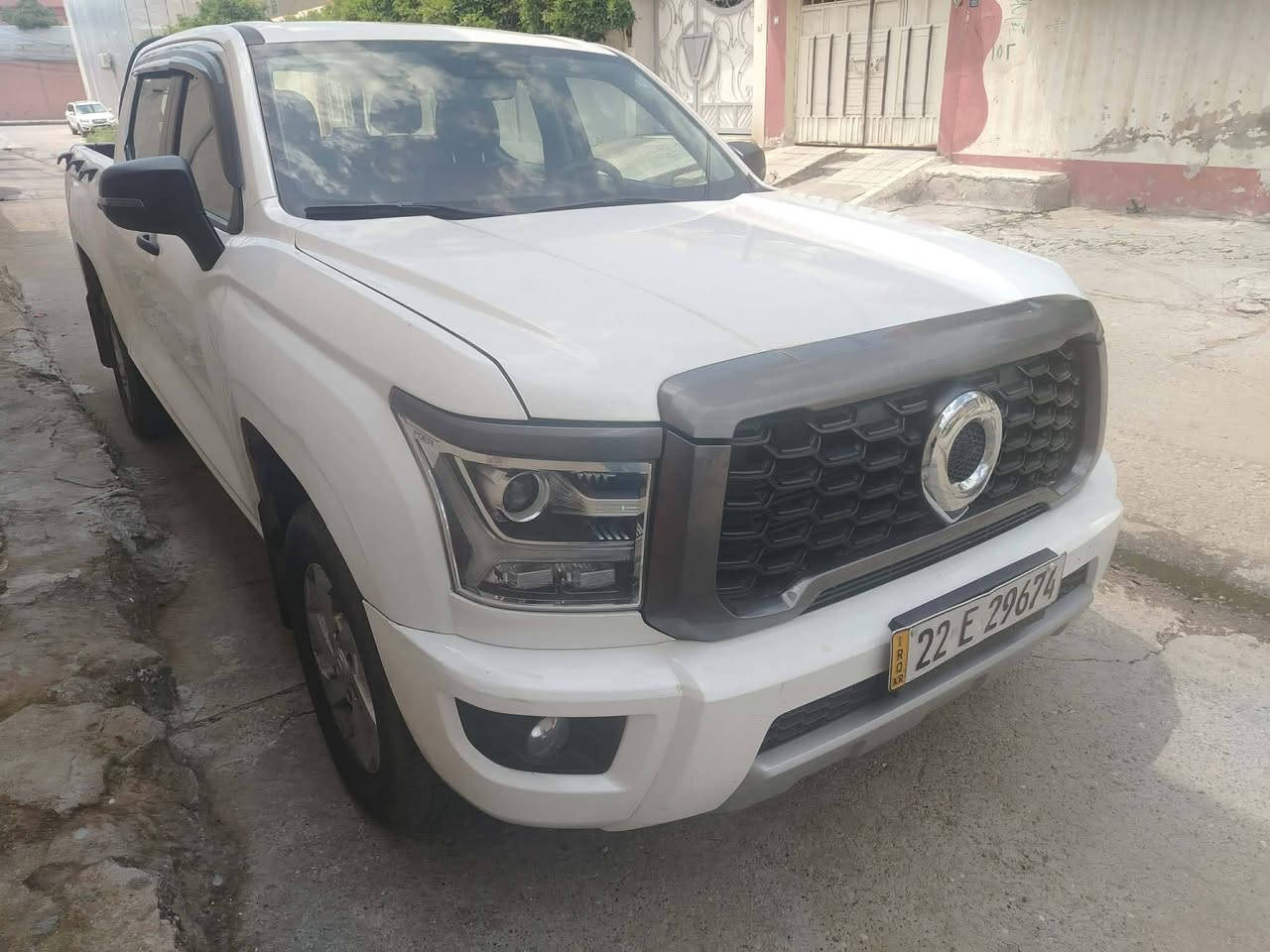 سلام عليكم سياره هافال POER 
سياره بدون ضربه 
رقم اربيل 
موديل ٢٠٢٣
فول مواصفات واحد على واحد سياره الجديد كير عادي 
سعر ١٤٥بي مجال شي قليل 
***********بي وتساب
