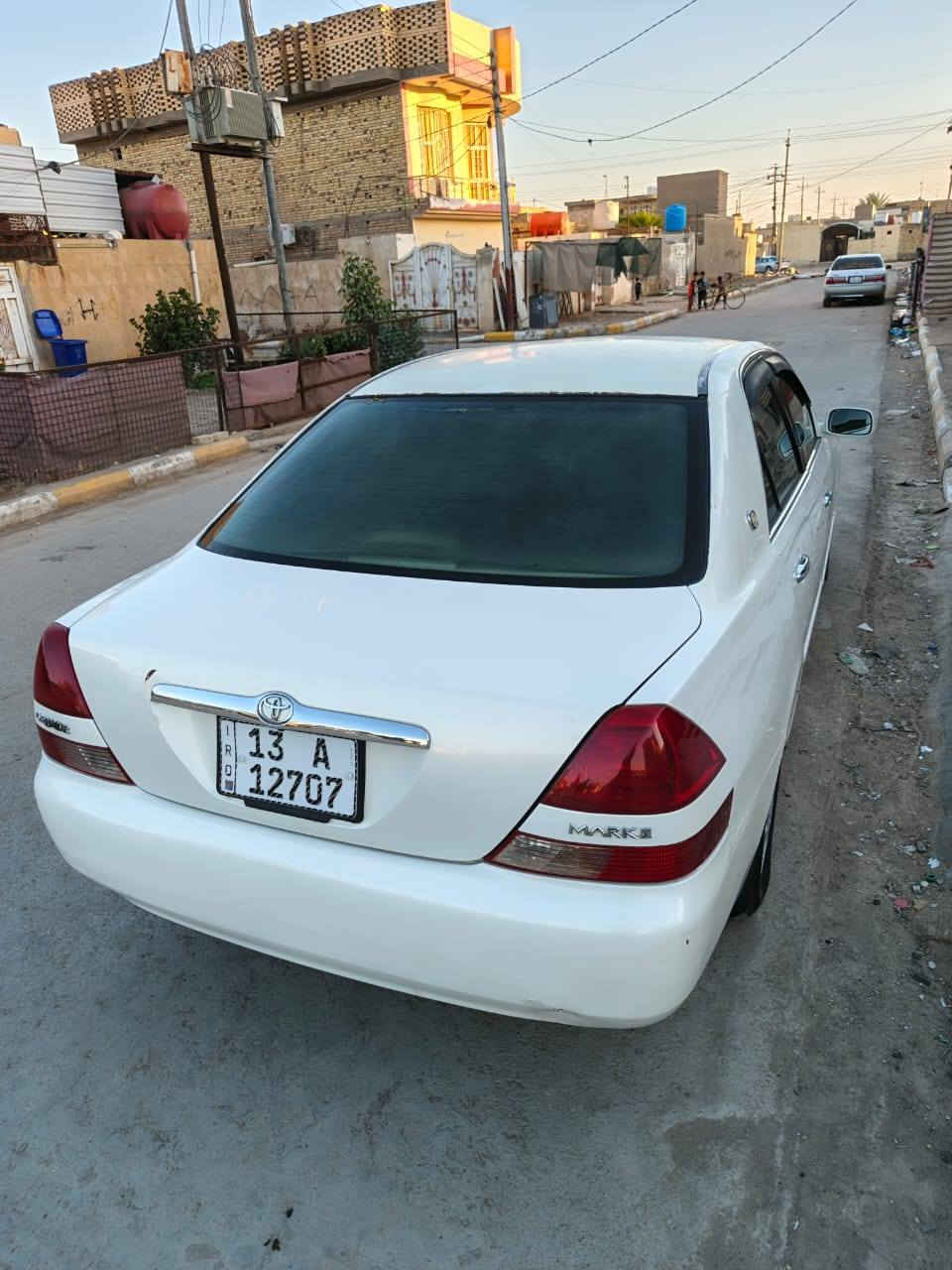 سياره ياباني مارك كراند ٢٠٠١
مكفوله باسمي مداور ثاني يوم السنويه لل ٢٠٣٠
الهزه لحد الشهر ١٢ _٢٠٢٦ محرك ٢ونص ففيتي العقل داخل البنيد  اصراف حلو كلشي شغال بالسياره
1_ بصمه وكامره دواره
 2_برده خلفيه يدويه بلاد
4_لايت ٣ طكات ٤ عالي.. ناصي زنون بلاد عالي اصفر معروف لايتها بليل
 5_شاشه بلوتوث وwifi وراديو و ومنفذ رام ومربوط سرعه ولايت بالشاشه
6_تبريد شغال جنون  وتكت متحرك يمين ويسار وسط الدشبول
7_ويل حجم ١٥ زوج تاير خلفي جديد ابو الخطه البيضه صار شهرين 
8_اللون ابيض :04 الصباغ يعرفه ومنزل بالبليته بلاد
 9_ارضيه جلد
10_قماره جلد لون اسود بقلاوه
11_كشن عبري كهربائي وكشن السائق يدوي سكه 12_هورن طاط شاهينه
13_ سماعات ٤ شغاله و٢ صغيره بالباب مجسم مجموع ٦ صوت جدا عالي 
14_ الجنطه سبير ياباني صغير ما نازل مع جرارة ادوات كبيره بلاد 
كلشي موضح بالمنشور السعر ٧٤
مكان السياره ذي قار قضاء النصر
***********   ***********
