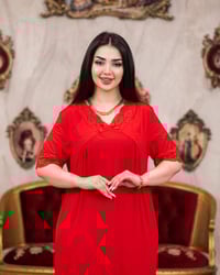 دشداشه نسائي • برلون زبدة • افريه سايز