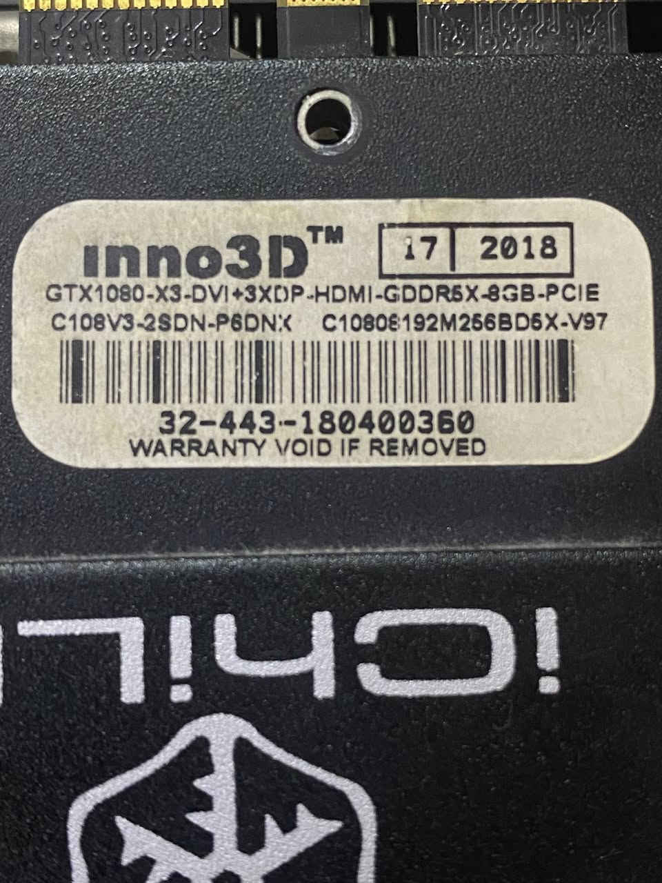 سلام عليكم كارت شاشة GTX 1080 ichill قطعة نادرة🔥
نضيف تجي تاخذه عل فحص  السعر 200الف مكاني بغداد 

الكمالية متوفر توصيل ❤️‍🔥👍🏻


**إذا كنت صاحب هذا الإعلان وتريد حذفه لأي سبب، رجاءا أرسل رسالة إلى الدعم الفني**