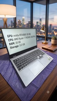 RTX 4060 • رايزن 7 7435HS • 16GB DDR5