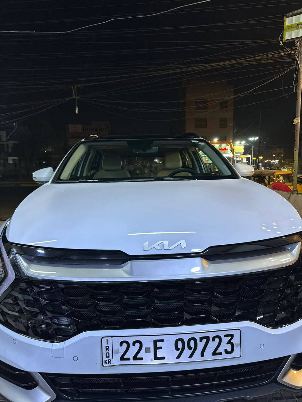 سبورتج 24 رقم اربيل
*ماشيه24
*موصفات جيتي لاين
*تو كلر ابيض اسود
*فتحت سقف بنراما
*بصمه وتشغيل عن بعد
*تفئه تبريد مقاعد
*مقاعد الاماميه كهرباء
*شاشه تدعم ابل كار بلي
*صندوق كهرباء
*اربع وضعيات قياده
*هندبريك 
*تبريد شاشه
*نزول منحدرات
*مانع تزحلق
*تحكمات ستيرن
*شفتات ستيرن
*شاشه وكامره
*6ايرباك
*ضمان كيا الدولي 5سنوات او 100الف كيلو متر
***********
