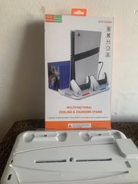 مرحبا  للبيع  قاعدة شحن فايف سلم فات برو مع حامل اقراص وفان تبريد  وشا...