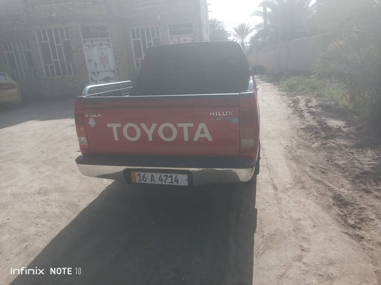 هايلوكس 2011كويتي
السعر 175وبيه مجال المكان السماوه الوركاء 
بسمي رقم قادسيه انگليزي 
محرك كير شرط مابيه اي نقص  ***********اتصال فقط غير متواجد عل النت
