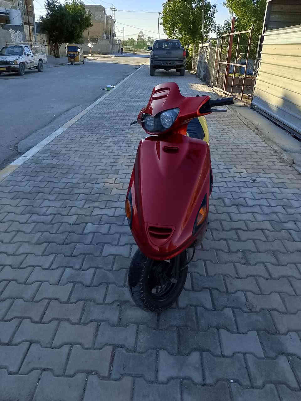 السلام عليكم 
فورتي للبيع 
شغالة سلف او هندر محرك لا تنقيص او لا تبخير كهربائيات كلهة شغالة ستاند وسط ستاند صفح السعر 450 
العنوان ديالى بعقوبة التحرير 
الرقم ***********
