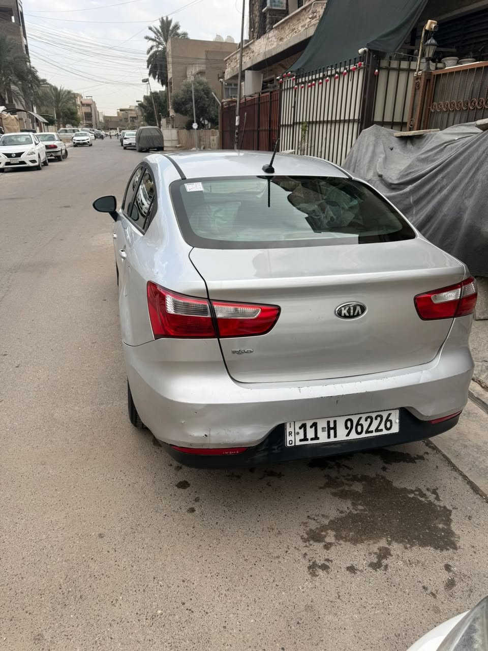 سلام عليكم كيا ريو 2017 وارد امريكي محرك 1600 GDI رقم بغداد باسمي سيارة ضرر وصبغ موضح بل سونار سيارة جاهزه كل نقص مابيها السعر(100$) وبيها مجال مكان بغداد شارع فلسطين 
***********
