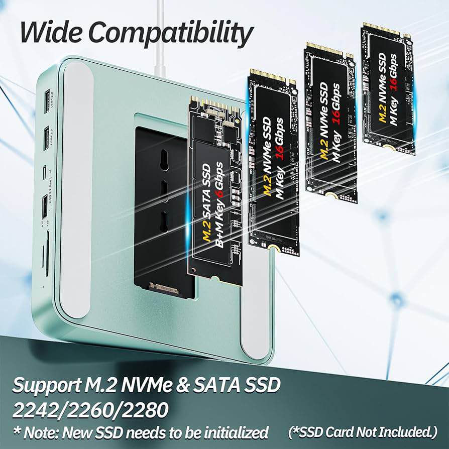 👇اقرأ الوصف بتمعن للاخير كلشي مذكور بالتفصيل 👇

    ❣️❣️❣️❣️❣️❣️السعر 65 الف❣️❣️❣️❣️❣️❣️

  🔥🔥🔥🔥🔥السعر غير قابل للتفاوض🔥🔥🔥🔥🔥

 🔥🔥المنتج امزون جديد غير مستخدم الماني اوربي🔥🔥

💥👈تعاملنا شرط الفحص قبل لاتنطي فلس للمندوب👉💥

👈طريقة الحجز 🙋‍♂️ الاسم  🏠  العنوان كامل 📱 رقم الهاتف

    ❣️❣️❣️ للحجز و الاستفسار على الخاص فقط ❣️❣️❣️

    🙏فضلاً ليس امراً متابعة الصفحة ليصلكم كل جديدنا🙏

🥰😍🥰متابعة الصفحة شرف لنا وتحياتي للجميع🥰😍🥰

علماً ان الصفحة تحتوي على اكثر من 550 منتج معروض بمختلف المجالات . الكتروني . كهربائي . يدوي . عدد . شحن . طاقة شمسية . سمارت . نشرات . لدات . انارة . لابتوب . حاسبة . هاتف . شاشة . ايربود . سماعة . سبيكر . مضخم . طابعة …. الخ 
تابع متخسر شي تنورنا بالمتابعة

BRAND PULWTOP 
USB C HUB for iMac 24 inch 2021/2023/2024, USB Hub Adapter iMac Accessories for iMac M1/M3/M4 with USB C 10Gbps 3*USB A SD/TF, Docking Station Support Expand M.2 SSD (Not Included), Green

Product details

* Brand PULWTOP�
* Color imac usb c hub-green�
* Hardware Interface MicroSD, USB, USB Type C�
* Compatible Devices iMac (24-inch, 2021/2023), M1/M3 with Type-C port supporting data transmission function�
* Total USB Ports 4�
* Data Transfer Rate 10 Gigabits Per Second �

* Multifunctional 7-IN-1 USB Adapter designed for imac: Docking Station supports 1 USB C 3.2 Gen2 10Gbps, 1 USB A 3.2 10Gbps, 2 USB A 2.0 480Mbps, SD/TF card reader, and 1 M.2 NVMe. While expanding the function, expand a super-large (4TB) external hard disk for your imac, which greatly expands your imac storage. (External SSD needs to be purchased separately)

* imac accessories support M.2 SSD: usb c hub allows you to expand an external hard drive through this imac hub to expand the storage of iMac to meet the different needs of iMac storage, compatible with M.2 NVMe SSD or M.2 SATA SSD, the maximum Support 4TB memory, transfer speed up to 10Gbps, and easy to install, it is an essential accessory for imac. If your SSD is new, please format your NEW SSD into "exFat" or "apfs" format.

* Super Speed Data Transfer usb c docking station: usb-c hub expands your imac into 1 x 10Gbps USB C 3.2 Gen2, 1 x 10Gbps USB A 3.2, 2 x 480Mbps USB A 2.0, 104MB/S SD/TF card reader (Support simultaneous reading and writing), you can connect hard drives, mice and more USB devices to your imac; and all USB devices can be used at the same time; backward compatible with USB 2.0 devices

* Integrated design: The usb c docking station perfectly fits the imac, all in one, and the body is slim and compact, which can keep your desktop clean to the greatest extent, the SSD is easy to install, and the built-in design allows your imac to expand While maximizing the sense of fashion in the space.

* All-in-One Design for iMac M1/M3/M4:The usb-c multi-port hub is compatible with iMac M1/M3/M4 with Type C port (need to support data transmission function), the embedded design only supports iMac 24-inch 2021/2023/2024. In addition, the usb-c docking station also supports other USB C Laptops with port support data transfer function.

العلامة التجارية: PULWTOP
موزع USB-C لأجهزة iMac مقاس 24 بوصة (موديلات 2021/2023/2024)، محول USB لأجهزة iMac M1/M3/M4 مزود بمنفذ USB-C بسرعة 10 جيجابت في الثانية، و3 منافذ USB-A، ومنفذي SD/TF، ​​وقاعدة توصيل تدعم توسيع مساحة التخزين إلى قرص SSD من نوع M.2 (غير مرفق)، لون أخضر

تفاصيل المنتج

* العلامة التجارية: PULWTOP
* اللون: أخضر
* منافذ التوصيل: MicroSD، USB، USB Type-C
* الأجهزة المتوافقة: iMac (24 بوصة، موديلات 2021/2023)، M1/M3 المزود بمنفذ Type-C يدعم نقل البيانات
* إجمالي منافذ USB: 4
* سرعة نقل البيانات: 10 جيجابت في الثانية

* محول USB متعدد الوظائف 7 في 1 مصمم لأجهزة iMac: قاعدة توصيل تدعم منفذ USB-C 3.2 Gen2 بسرعة 10 جيجابت في الثانية، ومنفذ USB-A 3.2 بسرعة 10 جيجابت في الثانية، ومنفذي USB-A منفذ USB-C بسرعة 480 ميجابت في الثانية، قارئ بطاقات SD/TF، ​​ومنفذ M.2 NVMe. يمكنك توسيع وظائف جهاز iMac الخاص بك بإضافة قرص صلب خارجي بسعة 4 تيرابايت، مما يزيد من سعة التخزين بشكل كبير. (يُباع قرص SSD الخارجي بشكل منفصل).

* ملحقات iMac تدعم أقراص M.2 SSD: يتيح لك موزع USB-C إضافة قرص صلب خارجي من خلاله لتوسيع سعة تخزين iMac وتلبية احتياجات التخزين المختلفة. متوافق مع أقراص M.2 NVMe SSD أو M.2 SATA SSD، بسعة قصوى تصل إلى 4 تيرابايت، وسرعة نقل بيانات تصل إلى 10 جيجابت في الثانية، وسهل التركيب، وهو ملحق أساسي لجهاز iMac. إذا كان قرص SSD الخاص بك جديدًا، فيُرجى تهيئته بنظام الملفات exFAT أو APFS.

* محطة إرساء USB-C فائقة السرعة لنقل البيانات: موزع USB-C يوسع إمكانيات جهاز iMac الخاص بك ليشمل منفذ USB-C 3.2 Gen2 بسرعة 10 جيجابت في الثانية، ومنفذ USB-A 3.2 بسرعة 10 جيجابت في الثانية، ومنفذين USB-A 2.0 بسرعة 480 ميجابت في الثانية، وقارئ بطاقات SD/TF بسرعة 104 ميجابايت في الثانية (يدعم القراءة والكتابة المتزامنة). يمكنك توصيل محركات الأقراص الصلبة والفأرة وغيرها من أجهزة USB بجهاز iMac الخاص بك؛ ويمكن استخدام جميع أجهزة USB في الوقت نفسه؛ وهو متوافق مع الإصدارات السابقة من أجهزة USB 2.0.

* تصميم متكامل: تتناسب محطة إرساء USB-C تمامًا مع جهاز iMac، فهي قطعة واحدة متكاملة، وهيكلها نحيف وصغير الحجم، مما يحافظ على سطح مكتبك مرتبًا قدر الإمكان. كما يسهل تركيب محرك الأقراص ذي الحالة الصلبة (SSD)، ويتيح التصميم المدمج لجهاز iMac توسيع إمكانياته مع الحفاظ على مظهر أنيق وعصري.

* تصميم متكامل لأجهزة iMac M1/M3/M4: موزع USB-C متعدد المنافذ متوافق مع أجهزة iMac M1/M3/M4 المزودة بمنفذ Type-C (يدعم وظيفة نقل البيانات)، ويدعم التصميم المدمج أجهزة iMac مقاس 24 بوصة فقط من إصدارات 2021/2023/2024. بالإضافة إلى ذلك، تدعم محطة الإرساء USB-C أيضًا أجهزة الكمبيوتر المحمولة الأخرى المزودة بمنفذ USB-C والتي تدعم وظيفة نقل البيانات.

    ❣️❣️❣️❣️❣️❣️السعر 65 الف❣️❣️❣️❣️❣️❣️

  🔥🔥🔥🔥🔥السعر غير قابل للتفاوض🔥🔥🔥🔥🔥

 🔥🔥المنتج امزون جديد غير مستخدم الماني اوربي🔥🔥

💥👈تعاملنا شرط الفحص قبل لاتنطي فلس للمندوب👉💥

👈طريقة الحجز 🙋‍♂️ الاسم  🏠  العنوان كامل 📱 رقم الهاتف

    ❣️❣️❣️ للحجز و الاستفسار على الخاص فقط ❣️❣️❣️

    🙏فضلاً ليس امراً متابعة الصفحة ليصلكم كل جديدنا🙏

🥰😍🥰متابعة الصفحة شرف لنا وتحياتي للجميع🥰😍🥰

علماً ان الصفحة تحتوي على اكثر من 550 منتج معروض بمختلف المجالات . الكتروني . كهربائي . يدوي . عدد . شحن . طاقة شمسية . سمارت . نشرات . لدات . انارة . لابتوب . حاسبة . هاتف . شاشة . ايربود . سماعة . سبيكر . مضخم . طابعة …. الخ 
تابع متخسر شي تنورنا بالمتابعة بغداد, العراق


**إذا كنت صاحب هذا الإعلان وتريد حذفه لأي سبب، رجاءا أرسل رسالة إلى الدعم الفني**