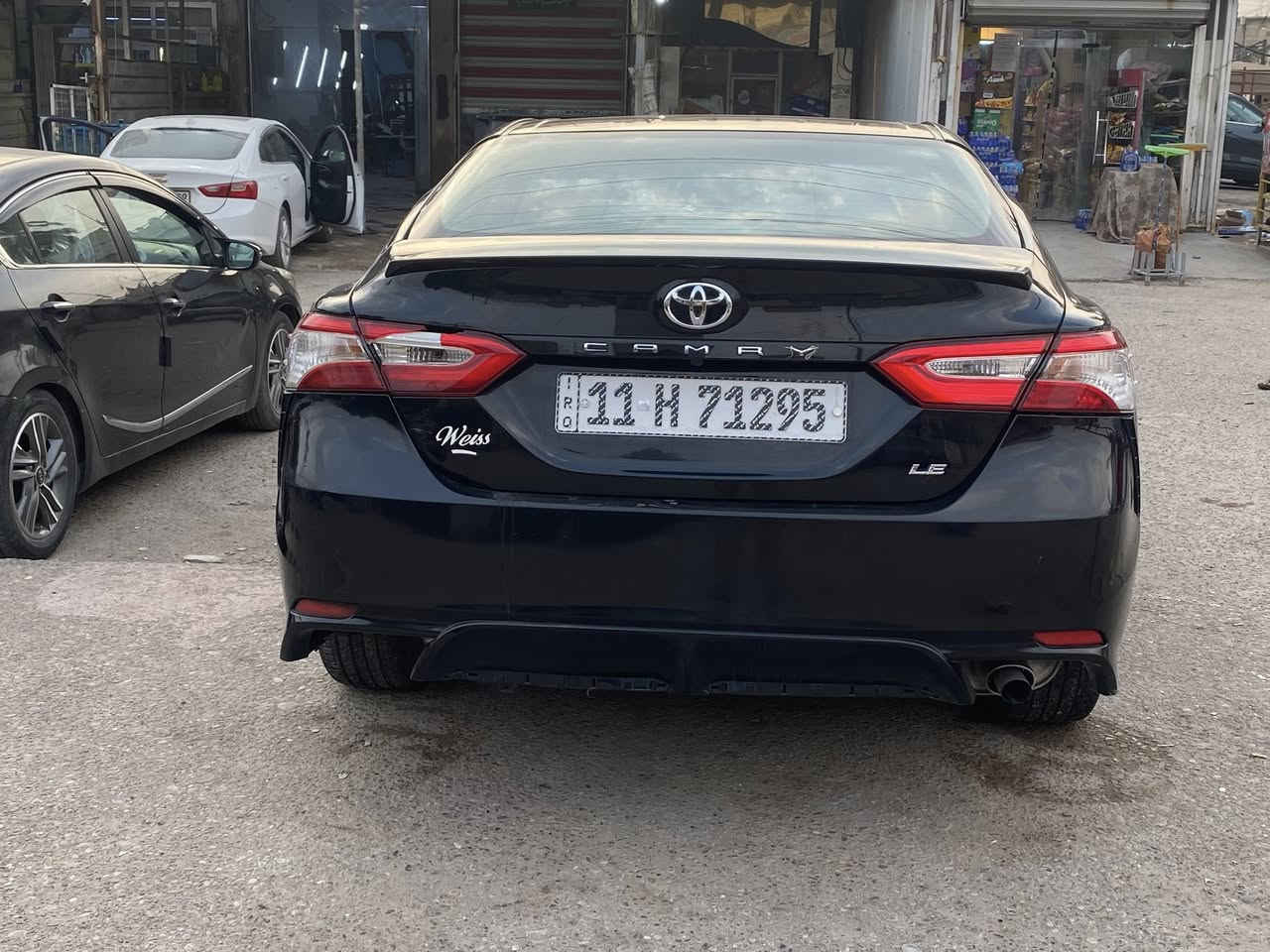 كامري 2018 وارد امريكي
مواصفات LE رقم  بغداد 
تحويل مباشر 
صور حادث وسونار بلمنشور 
سيارة كامرا شاشة  ويل كب 
كشن كهرباء 
مكان السيارة حي جهاد بغداد 
السعر 145
للاستفسار ***********
