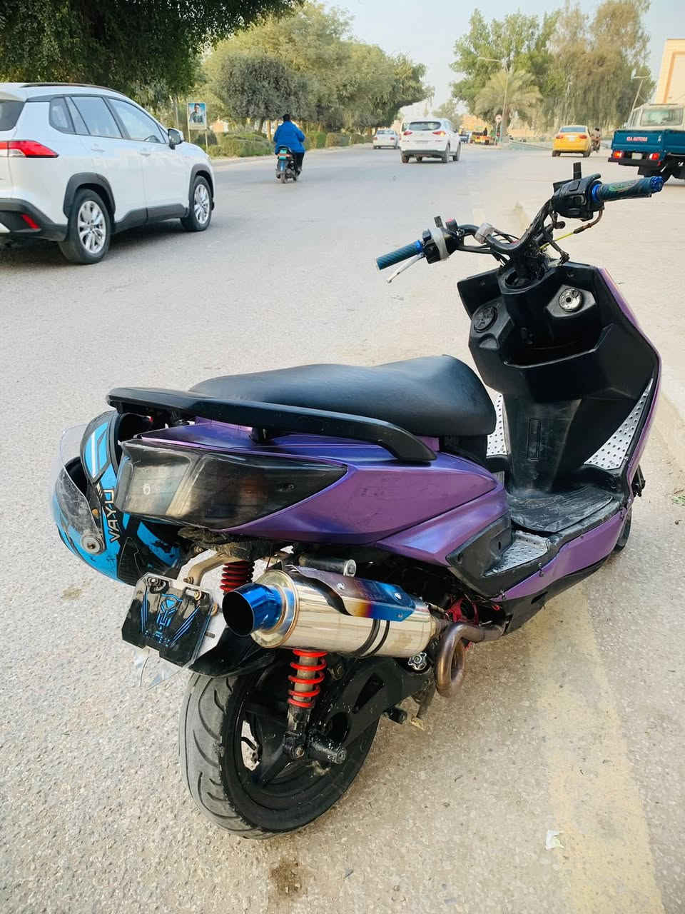 السلام عليكم دراجه سكنس فحل للبيع سعر 700مكان بابل حله رقم الهاتف ***********
