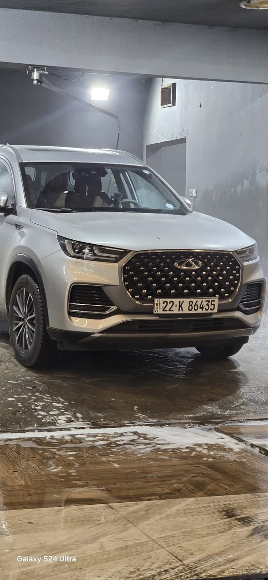 السلام عليكم 
سيارة تيكو 8 برو ماكس ماشية 25 الف مكفوله بالكامل 
بدووووون اي ضررر
المواصفات فول فول 7 راكب 
محرك 20 تيربو 
بانوراما كاملة 
كامرات 360 درجة 
نقطة عمياء 
حساسات امامي خلفي 
كشن تدفئة وتبريد 
تحكمات ستيرن فول فول 
شاشة كبيرة متصلة 
تحكمات الداخل بالكامل شاشة 
اوامر صوتيه
داخل قرميدي مميز 
#السعر230 $
*********** للا ستفسار
