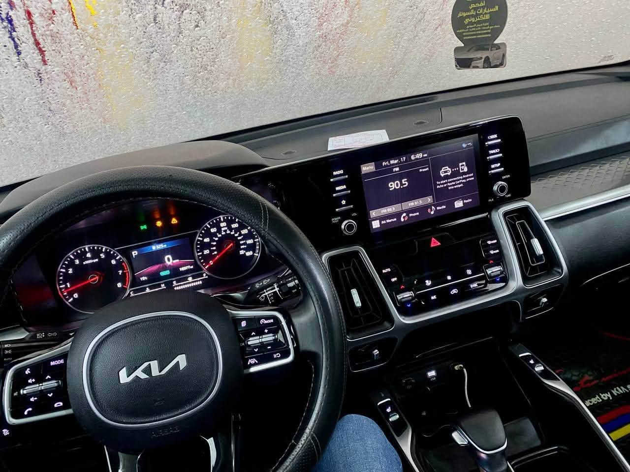 السلام عليكم للبيع او المراوس حسب القناعة🫥
كيا سورنتو KIA SORENTO S
الموديل : 2021
المحرك : 2500 GDI
ماشية : 62,000 MI
لون : ازرق
لوحة : بغداد مشروع وطني بأسمي

المواصفات :
* كير 8 سرعات
*تشغيل بصمة وعن بعد
*رادار امامي وخلفي وجوانب
*تحديد خروج عن المسار
*تحذير النقط العمياء
*قيادة ذكية بدون ما تلمس الستيرن
*التعرف على الاشاير المرورية
*فول تحكم ستيرن جهتين
*ويل كروم واطار قياس 18 انج
*سقف بانوراما طقتين
*نظام الخرائط GPS
*تبريد قطعتين شاشة لمس
*تدفئة الكشنات الامامية
*عدد المقاعد 7
*شاشة ابل كار بلي لمس كبيرة
Bluetooth+Wif*
*راديو للاقمار الصناعية SiriusXM
*نظام اللاسلكي Auto Android+Apple Carplay
*كامرات امامية وخلفية دواره وتشغيل الكامرات اثناء القيادة
*حساسات امامية وخلفية وتشغيل الحساسات اثناء القيادة
*امان للاطفال قفل ابواب وجام الخلفي
*جام السايق Auto
*تطعيم الدواخل اسود جلد و اسود لماع
*شباك كروم اسود لامع
*تطعيم الخارج اسود جلاتين واسود لامع
*مقود جلد مع كشنات جلد
*مثبت سرعة Cruise
*درايف مود Drive Maode
(Eco-Sport-Smart-Comfort)
*اطفاء ذاتي لقليل الوقود
*ابواب الامامية بصمة 
*ترحيب ابواب
*بلوجكتر
*تحكم انارة داخلية
*مقعد السايق كهربائي
*مقاعد الخلفية اوتو قابلة للطي
*نظام نزول المنحدرات
*نظام مانع تزحلق
*نظام ABS
*حساسات اطار عدد 5
*هاند بريك قدم
*اشاير بالمري
*الماسحات الخلفية بسائل تنضيف ذاتي
Airabag عدد 7*
*اريل انچكشن
*لايت زينون + LED
*بك لايت LED
*كشافات زينون
*خاصية الطوارى UVO ونظام فتح الابواب في حالة حدوث حادث
*مخرج AUX شاحن موبايل عدد 7
*مخرج USB عدد 2
*مخرج منفذ الطاقة عدد 2
*حاملات اكواب عدد 10

الحادث : (يوجد سونار وفحص كامل)
تبديل وصبغ الدعامية الامامية وجاملغ جهة السكن الامامي وبارد حافة البنيد وصبغة بدون دواخل ايرباك ستيرن وبرده وراجعات سستم

الاحتياط :
-مفاتيح تشغيل عدد 2
-جنط العده + چك
-علبة مطافية السكائر
-كاتلوج
-ذراع سحب (هوك)

السعر : عبر الخاص
***********
نفق الشرطة قرب مجمع الايادي السكني
