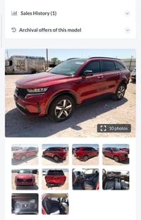 للبيع كيا سورنتو موديل 2023 وارد امريكي حادث كلش بصيط بدون قطره صبغ ال...