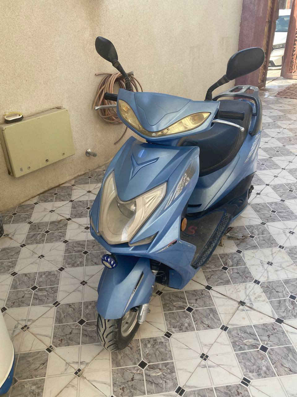 دراجه للبيع محرك ١٢٠ يباني مكاني زبير سعر ٥٥٠ وبيه مجال***********
