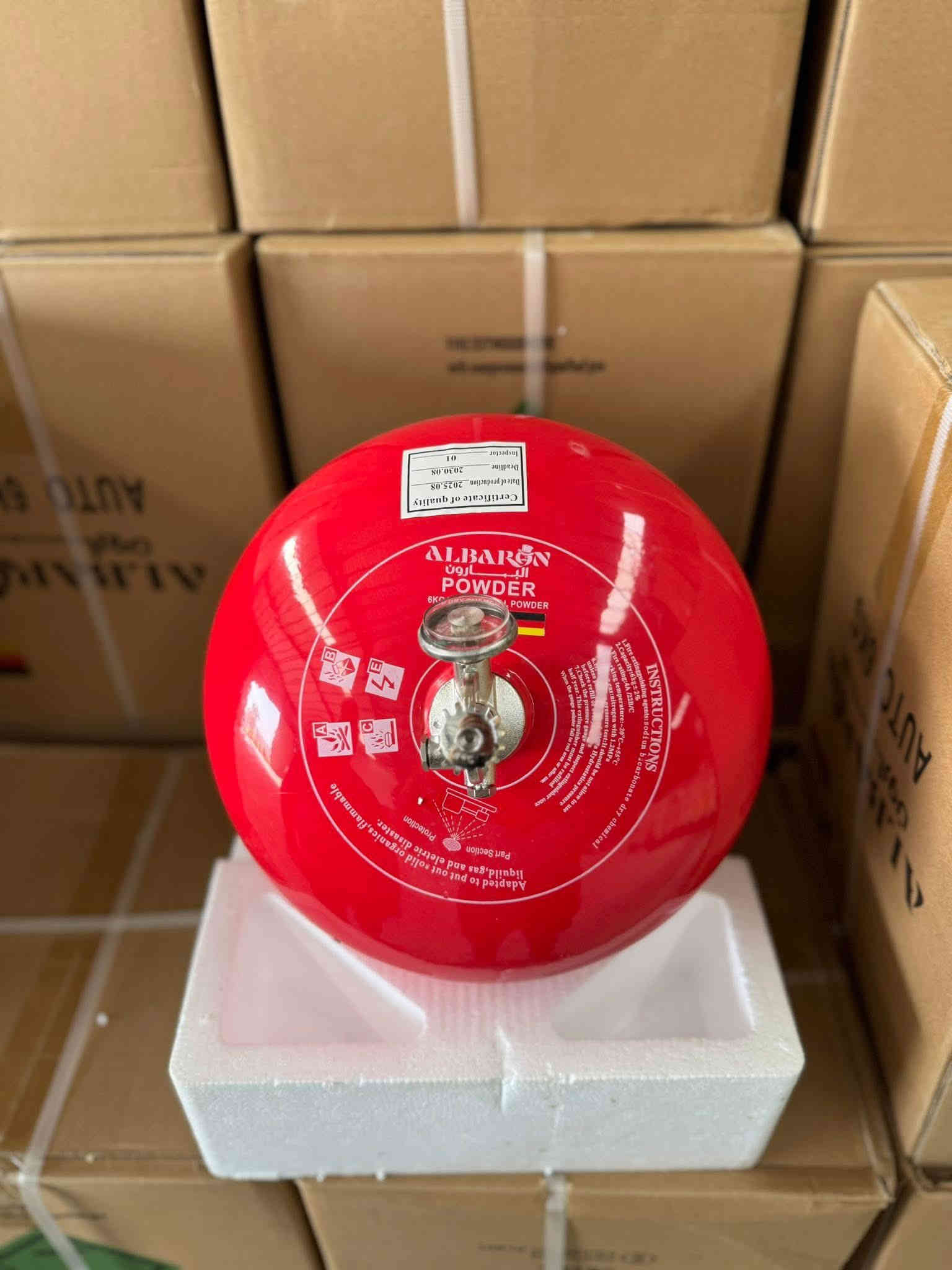 وصلتنا مطافئ حريق بكافة الاحجام والموديلات ايضا تتوفر ورشة صيانة مختصه في صيانة مطافئ الحريق علمآ اسعارنا تنافسية وضمان بعد التجهيز والعمل
#الفهد_شريكك_في_الحمايه
📍الانبار - الرمادي 
📞 ***********
📞 ***********
