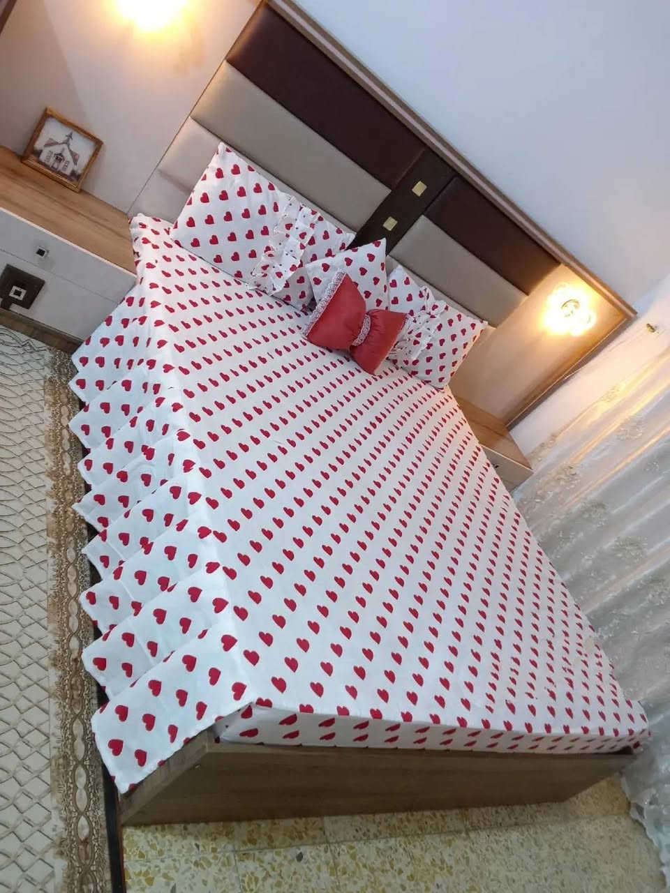 فرشة نفرين 

القماش شتائي ✂️  صيفي

 خاولي (بطانية) درجة أولى محفر 

خامة ناعمة تجنن

الكل متوفر وقابل لتنفيذ حسب الطلب والموديل 

بانسب الاسعار 

متوفر توصيل 5  الاف لكل المحافظات 

للطلب والاستفسار مراسلة الصفحة خاص

 او مراسلة  الرقم  ***********  واتساب☎️
