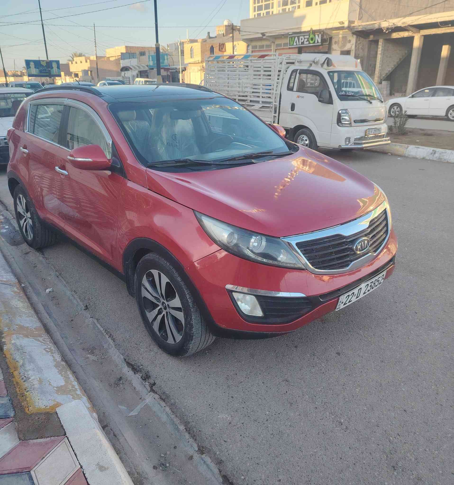 سبورتج 2012 خليجي فول مواصفات بيها رش أثر جراد بنيد وهلال خلفي وشبر بلباب خلفي
محرك 2000دوش رقم شمالي شرط تحويل سعر 124
العنوان ديالى 
***********
