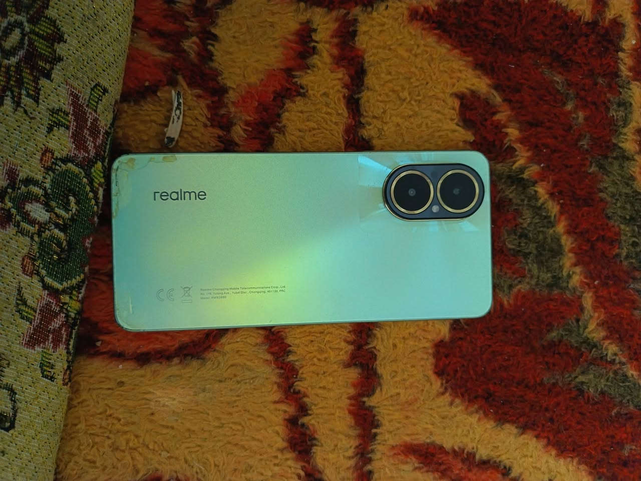 ريلمي C67ذاكره 256نضافه كدامك مكفول من كلشي السعر180قفل
مكاني سامراء رقمي***********
