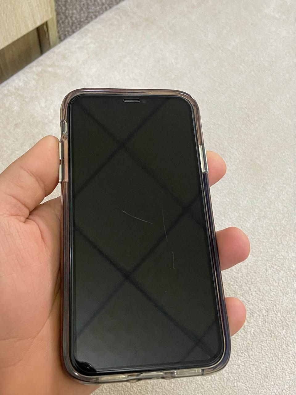 iPhone 11 64gb AAA
موبایلەکە هی ئێرەیە عەرەبیە، هەموو گیانی بیلادیە و یەک عەیبی نیە باتری ٧٠ی بیلادیە
نرخی ٢١٠هەزار و مەعمەلەی تێدایە
شوێنم هەولێرە أربيل, العراق


**إذا كنت صاحب هذا الإعلان وتريد حذفه لأي سبب، رجاءا أرسل رسالة إلى الدعم الفني**