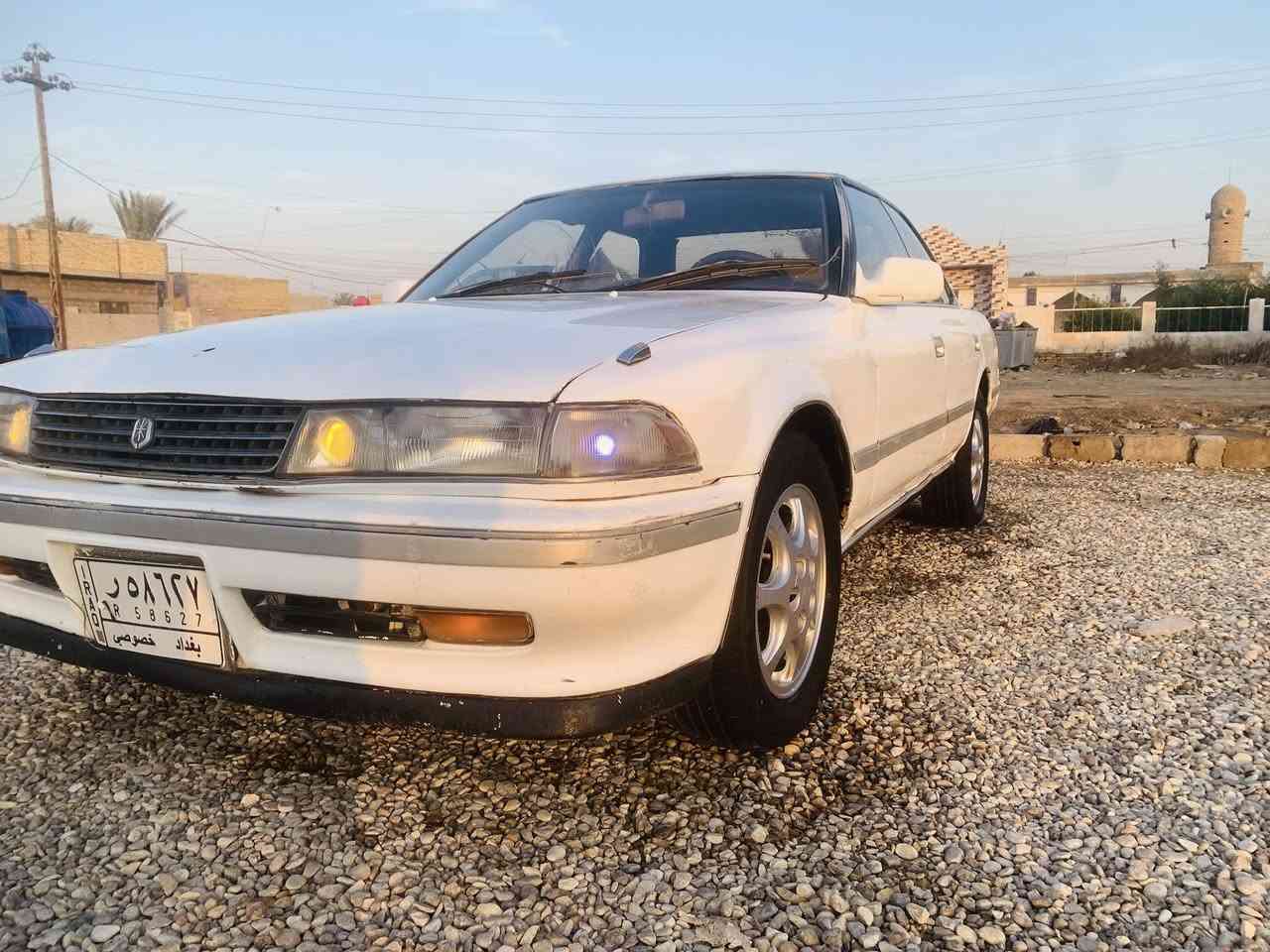 مارك موديل 1992 لون ابيض 
رقم بغداد مشروع موازي
 كفاله قص ونقل جثه واصوليات وضربه فقط بيها رشات صبغ بسيطات
حداده وكهربائيات كلهم جدد
تخم تاير وباتري وادامه 
كير ومحرك ونجي 6 سلندر شرط ماتمزيها طافيه لو مشتغله ناعمه جدا
سياره حلوه ونضيفه ومرتبه من كلشي 
سعرها 38 وبي مجال للشراي 
العنوان كوت قضاء الحي 
***********
