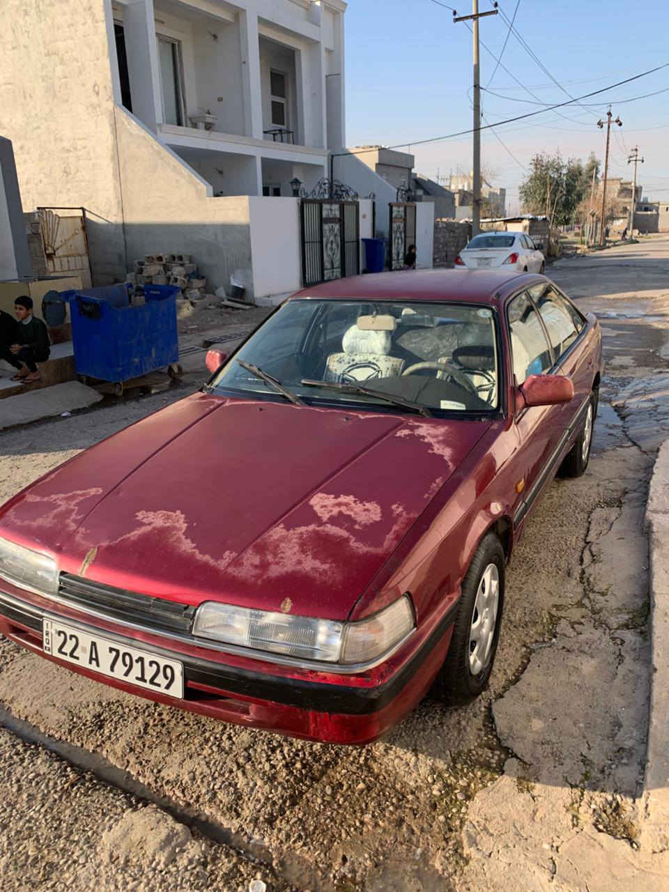 مازدا 1991
مەكینە هەشت و بەخ ٤ جام كارەبایی ئاوێنە كارەبایی 
سەنەوی هەتا ٢٠٣٠ نوێیە هەزە هەتا مانكی 11 ی 2026
یەك جاملخی پێشەوە لای سەكنی گۆراوە 
جەمپەكی خەفیفی پێشی هەیە ئەویتر هەموی بەشەرت گێڕ مەكینە كارەبای هەمو بەشەرت 
سەنەوی بەناوی خۆمە
تەحویل بڕانەوە هەموشتی بەشەرت 
نرخی 39 مەجالی تێدایە
*********** أربيل, العراق
