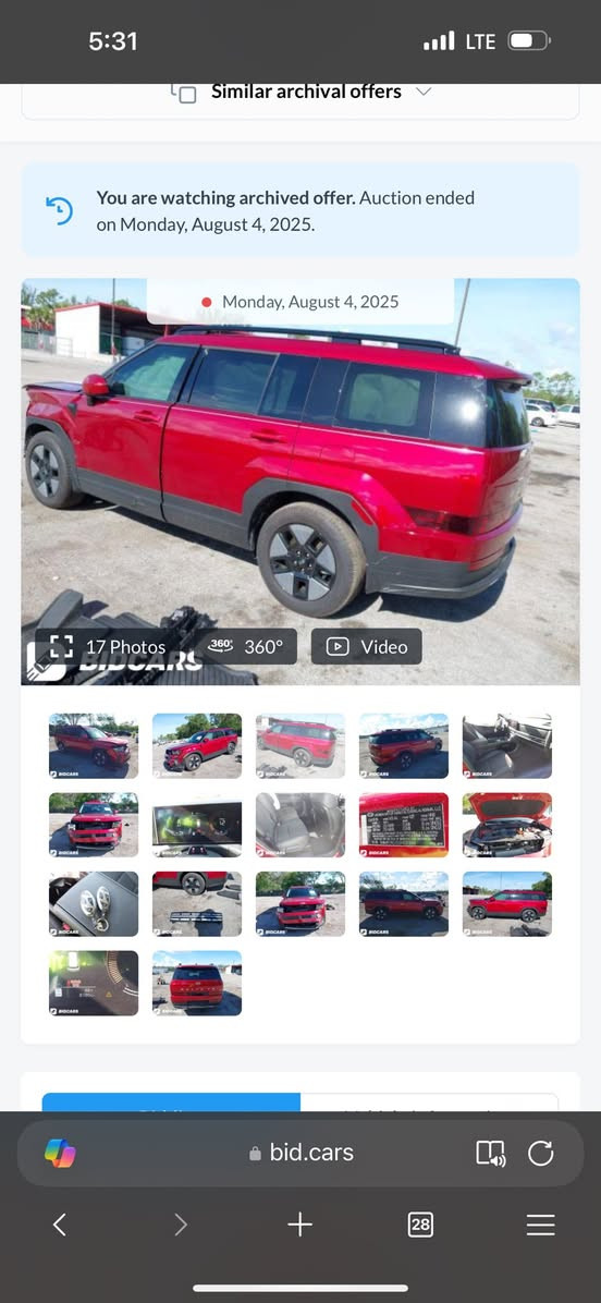 السلام عليكم سنتافيا2025  وارد امريكي
الضرر : صبغ ب دعاميه فقط بدون تبديل اي قطعه والباقي مكفول 

حجم المكينه :1600 تيربو+  هايبرد 

#مواصفات فول عدا الفتحه 

1. شاشه

2. كيجات دجيتل

5. بصمه + دخول ذكي

6.تشغيل عن بعد

7. رادارات 360

8. ايقاف ذاتي

9. ويل كب

10.بكلايت لد 

11.اشاير بالمري

12. هيترات بالكشنات خلفي امامي

13. تحديد مسار

14. نظام ايكو +سبورت + سمارت

15. هند بريك بصمه

16. اوتو هولد

17. لايتات زنون عدسه عالي ناصي

18. رادار امامي

19. صندوك كهرباء 

20. صندوك ذكي يفتح عند الاقتراب

21. ثلاث قطع  تبريد 

22. شفتات بالاستيرن

23. رادار خلفي جانبي

24. حساسات خلفي امامي

26. كشنات جلد تدفئه 

27. كشنات كهرباء 

30.نظام هترك 

32.كشنات خلفي كهرباء

33.سبعه راكب
***********
سعر 265  بيهه مجال

مكاني النجف
مرقم جاهز بغداد
