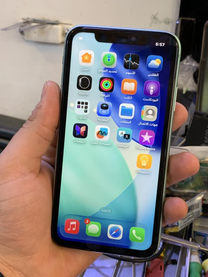 ايفون 11 عادي
ذاكره 64 .
بطاريه 72
مستبدل شاشه وكاله مال تفصيخ
سعره 165 الف .
م رمادي
***********
