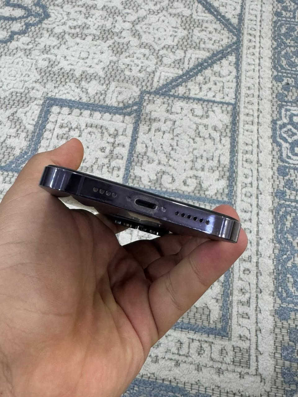 14pro max
256
بطاريه 83
الجهاز نضيف  بمعنه الكلمه مبدل شاشه اولد اصليه 
سعر خاص واتساب 
***********
مكان بغداد شعله
