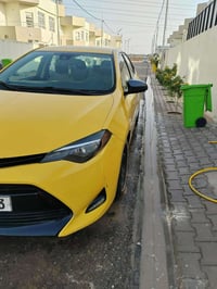 كورلا 2018 حادث بابين فقط كير محرك تبريد حداديه تايرات كله جديد  رقم ج...