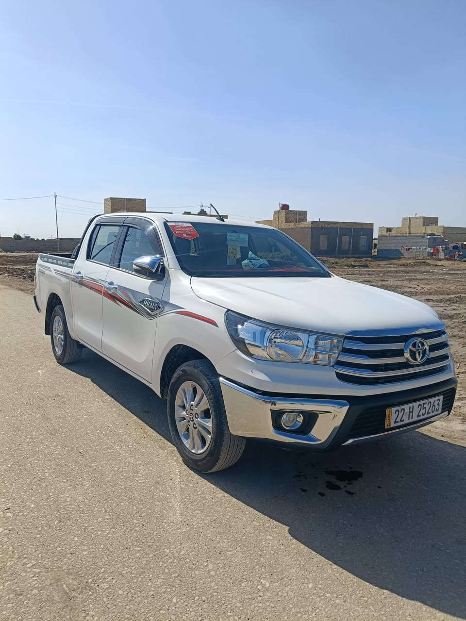 هايلوكس موديل 2024 فول مواصفات ماشيه 14 لف رقم اربيل تريد وكاله تريد تحويل السعر 3شدات كفاله عامه *********** *********** المكان ميسان
