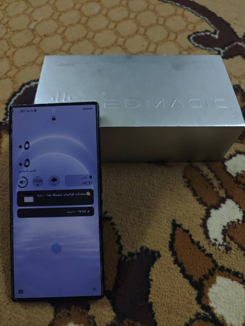 السلام عليكم ريدماجك 9بروذاكره 256+12كيكا رام داخلي بطاريه 6500 عملاق ووحش الالعاب بوبجي 120فريم وبقيه الالعاب اعلاى دقه شرط سعره 500 الف وهذا رقمي غير متواجد ع فيس*********** بي واتساب
