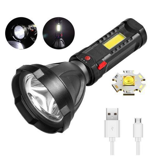 كشاف يدوي قوي يُعرف باسم "The Strong Light Flashlight" ويتميز بالمواصفات التالية: 
تقنية الإضاءة: يستخدم مصابيح LED عالية الكثافة لإضاءة ساطعة.
الوظائف: يحتوي على إضاءة جانبية بالإضافة إلى الكشاف الرئيسي ومؤشر للبطارية.
الشحن: قابل لإعادة الشحن ويحتوي على مخرج USB لاستخدامه كبنك طاقة.
المدى: يوفر إضاءة لمسافات طويلة.

الحجز خاص


**إذا كنت صاحب هذا الإعلان وتريد حذفه لأي سبب، رجاءا أرسل رسالة إلى الدعم الفني**