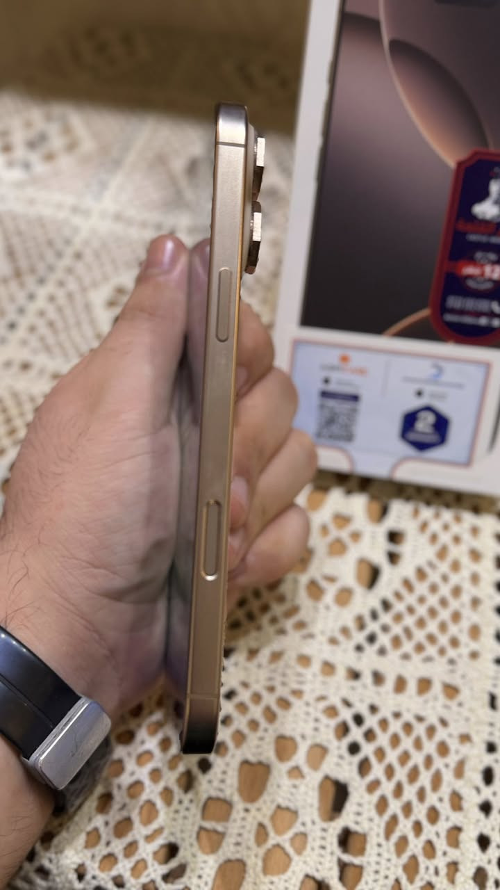 للبيع ايفون 16 برو ماكس ذاكرة 256 نسخة الشرق الاوسط استعمال 6 اشهر نظافة 100% بطارية 100% عدد دورات شحن 218 ضمان شركة ABM سنتين وضمان شركة عالم القلعة سنة كاملة السعر مليون و 500 الف مجال بسيط جداً.
المكان بغداد منطقة حي اور ***********
