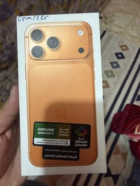 آيفون 17 برو ماكس لون برتقالي مستعمل بطاريه 100 مشحون 39 مره شريحه إلك...