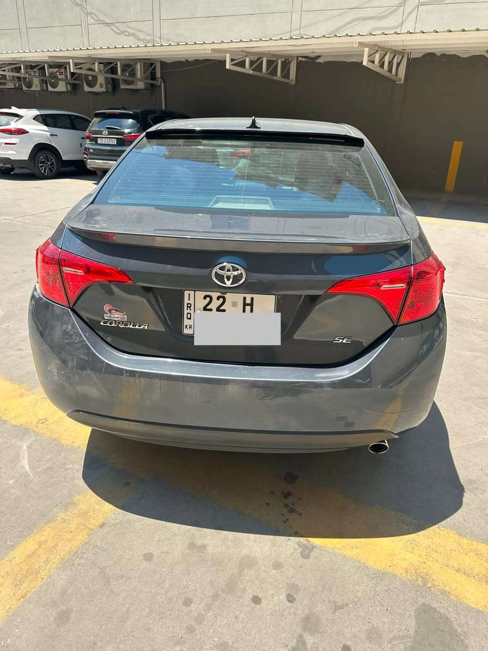 للبيع
تويوتا كورلا امريكي ٢٠١٨ إس إي 
رقم اربيل
مواصفاتها معروفة و واضحة 
ماشية ١٤٨ الف كيلو متر
بيها قطع كلير من امريكا (بيها سونار و صور الضرر موجودة) - ابيع حزام
بجم و حوض صندوق كبس
بدون شواصي او دواخل او لغود او تكم
كير و مكينة و حجر بيئة و هزة و سنوية و رقم و تحويل بشرط (السيارة بإسمي)
مكانها الموصل - الساحل الايسر 
السيارة بالبيت مو بالمعرض
للسعر الاتصال (يوجد واتساب مستمر)
***********6
