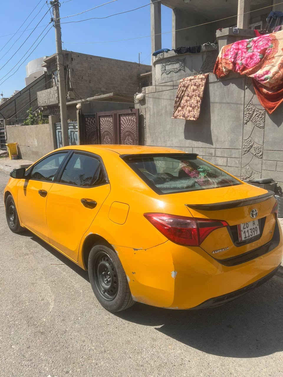 سلام عليكم كورلا ١٩ رقم صلاح الدين دولي بسمي بطاقه بانزين منضومه غاز ضررها طخه بالجامرلغ الخلفي بدون تبديل بجم كبس بدون يرباك  مكانها كركوك حي العسكري سعرها ١٦٧ وبيها مجال
***********
