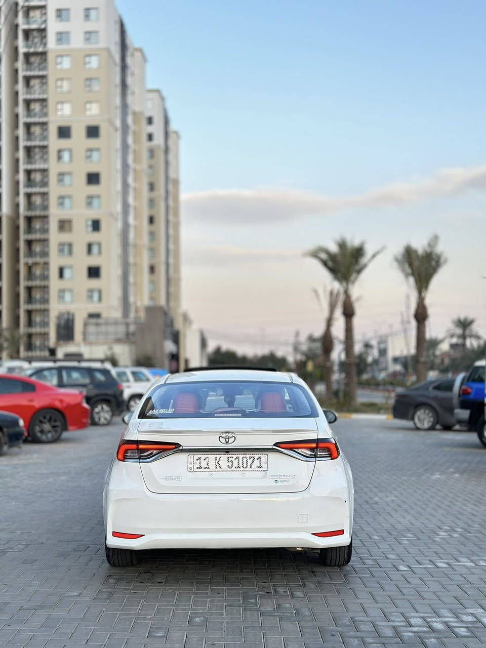 كورلا {٢٠٢٥} ماشية ١٣ { داخل احمر كشن كهرباء }حالها حال الزيرو
مكاني ( بغداد حي الجهاد / بياع  ) 
السعر ١٦٢ و بيهة مجال 

***********
