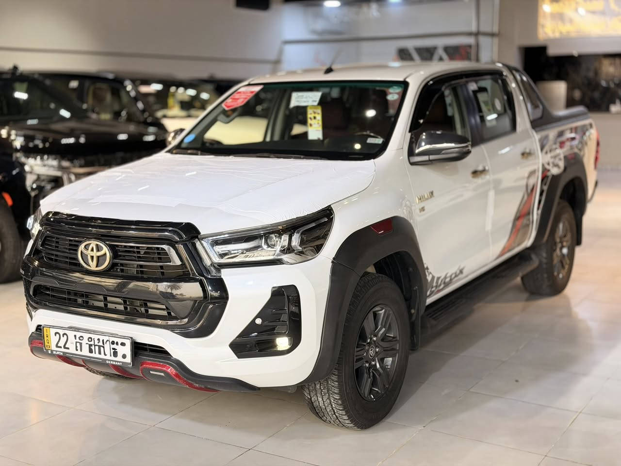 بيكم هيلوكس 2024 تي ار دي
مكفوله كفاله عامه  
مواصفات 
بصمه تشغيل 
بصمه ابواب
شاحن 
كشنات تدفئه تبريد
قطعتين تبريد
اشاره ترحيب
بنيد جكات
6 سلندر
شاشه كامره خلفيه 360 درجه
وباقي المواصفات المعروفه
رقم اربيل بسمي
مراوس حسب القناعه   
للاستفسار اتصل غير متواجد ع فيس
***********
