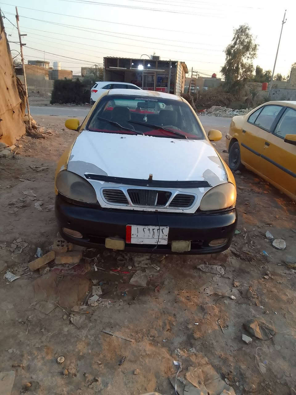 دايو لانوس كوري  محرك كير شرط  تخم تاير  سيارة جاھزة   ااسعر   ١٧  بية مجال قليل  ***********
