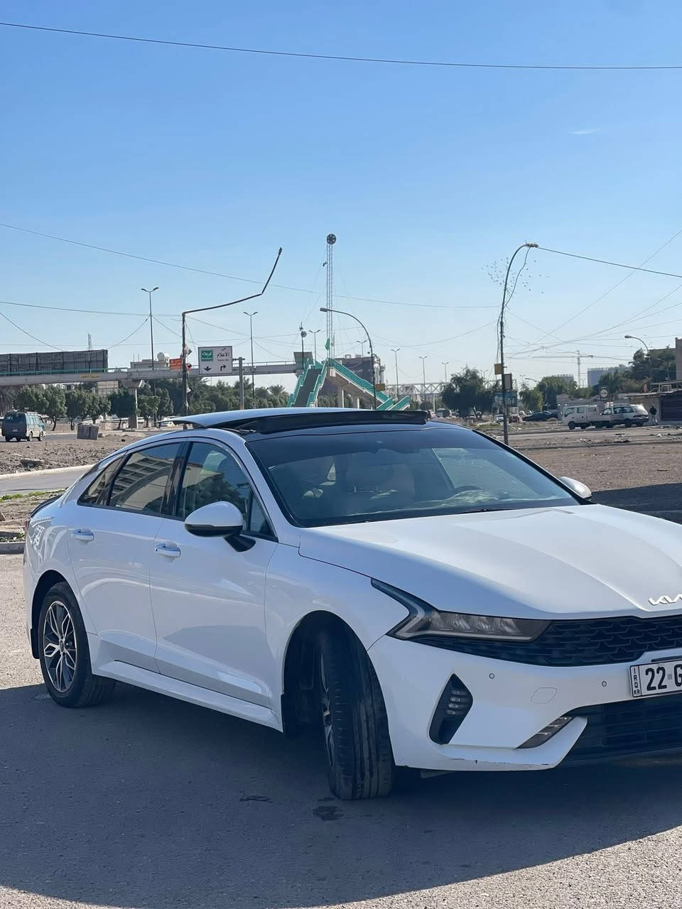 كيا K5 موديل22 ( خـليـجـي )
فول فول مواصفات شاشة كبيرة لمس كاميرا 
حساسات ر كشنات جلد  هاندبريك بصمة 
 تشغيل عن بعد تحكمات ستيرن بلوتوث اوكس
 كار بلي أوتو ستوب للتحذيرات تبريد قطعتين
 تحديد سرعة محرك 2000 السقف بانوراما
محرك كير كفاله  
سيارة حيل نظيفة كلشي عل بلاد جديد 
سنوية هزة كلشي جديد مدفوع لـ
باسمي السنوية بشرط تحويل وغرامـة
سيارة مابيـها دينار مصرف كامل من كل نواحي
مكان السياره بغداد السيديه 
***********
