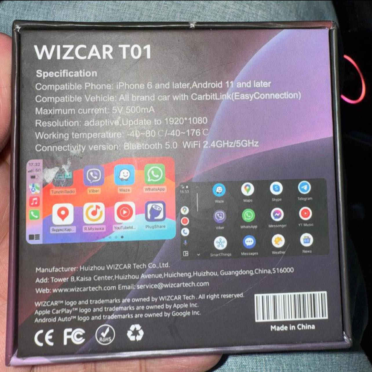 كار بلي ( خاص لسيارات النترا الصيني )
جهاز كار بلي خاص للسيارات الي نظام الشاشة ماله ( بيدوكار لايف ) 

يحول شاشة السيارة الى نظام كار بلي يعرض ويز والخرائط

كذلك تكدر تربط عليه جهاز كار بلي ثاني يعرض يوتيوب وكافة التطبيقات 

سعر الجهاز  / 50 

جديد غير مستخدم

شوط الفحص يم المندوب 

يوجود توصيل


**إذا كنت صاحب هذا الإعلان وتريد حذفه لأي سبب، رجاءا أرسل رسالة إلى الدعم الفني**