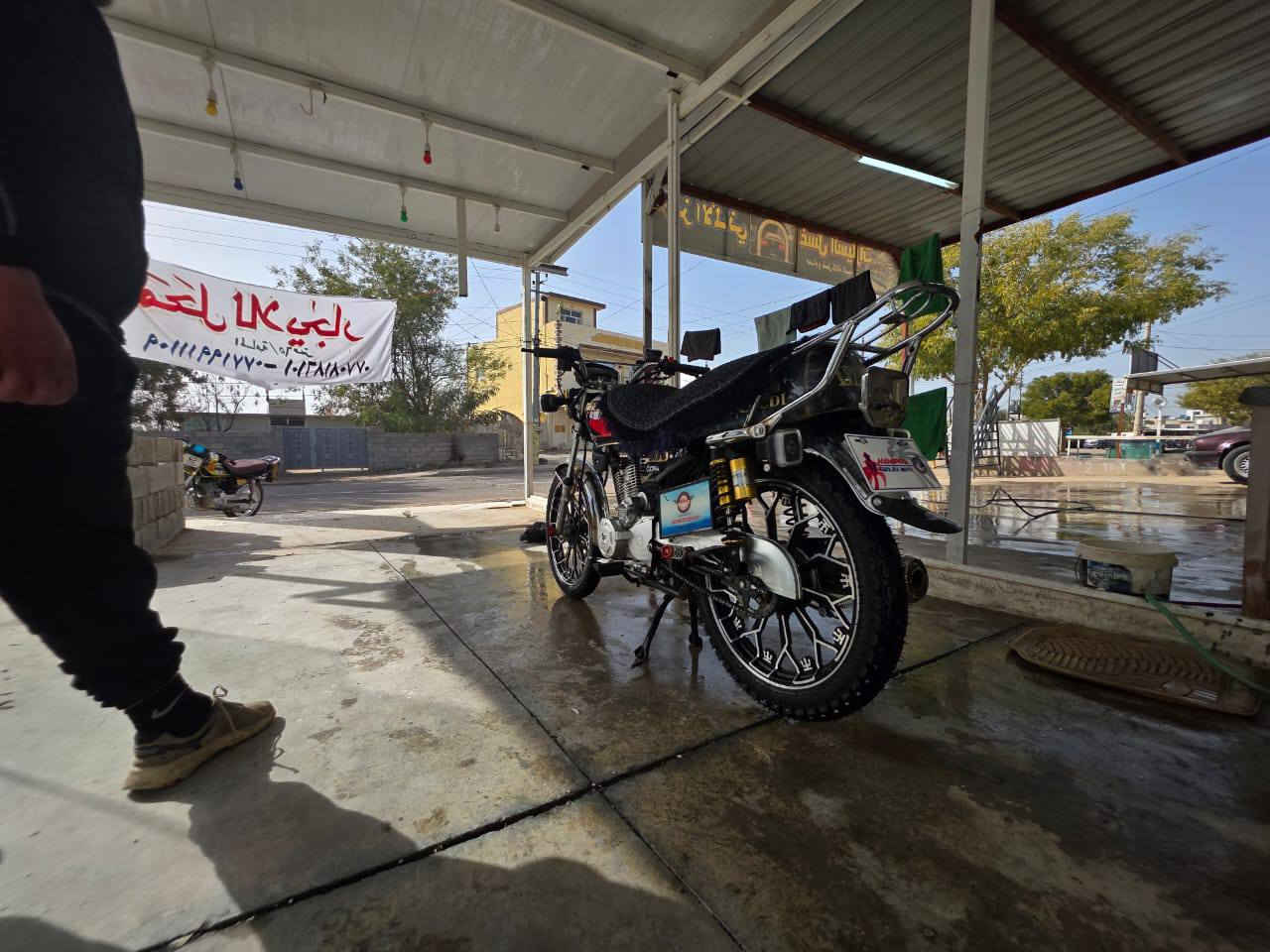 سلام عليكم دراجه نامي البيع دراجه مال جناي مماشيه موديل 2025دراجه حلوه و مرتبه كهربيات كامل شغال محرك150 درجه حلوه و مرتبه كلشي جاهز بيها لا صرف ولا تبخير دراجه مرتبه اي عيب مابي خاص ما موجود سعر 730و بي مجال بصيط‏‪***********‬‏
