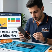 دورة صيانة موبايل • تعلم صيانة هواتف • صيانة هواتف ذكية • دورة أونلاين...