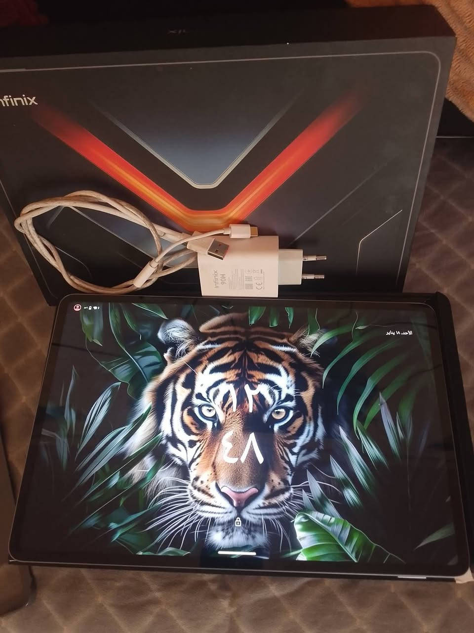 سلام عليكم
ايباد انفنكس جي تي 
ذاكره 256 
شاحنه 90 واط 
نضافه فول 
بطاريه 10الف  انسه صرف شحن 
بوبجي دك لصبح 90 فريم 
السعر 400 وبيع مجال 
مكاني شطره 
هذا رقمي ***********
