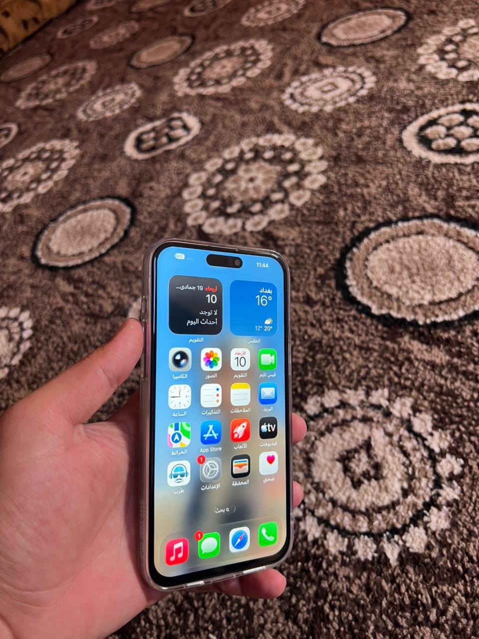 ايفون 15 برو ماكس الذاكره 256 تك سيم بطاريه 86 مبدال شاشه فيس ايدي شغال نموذج M ((السعر 670))))
***********// ***********
