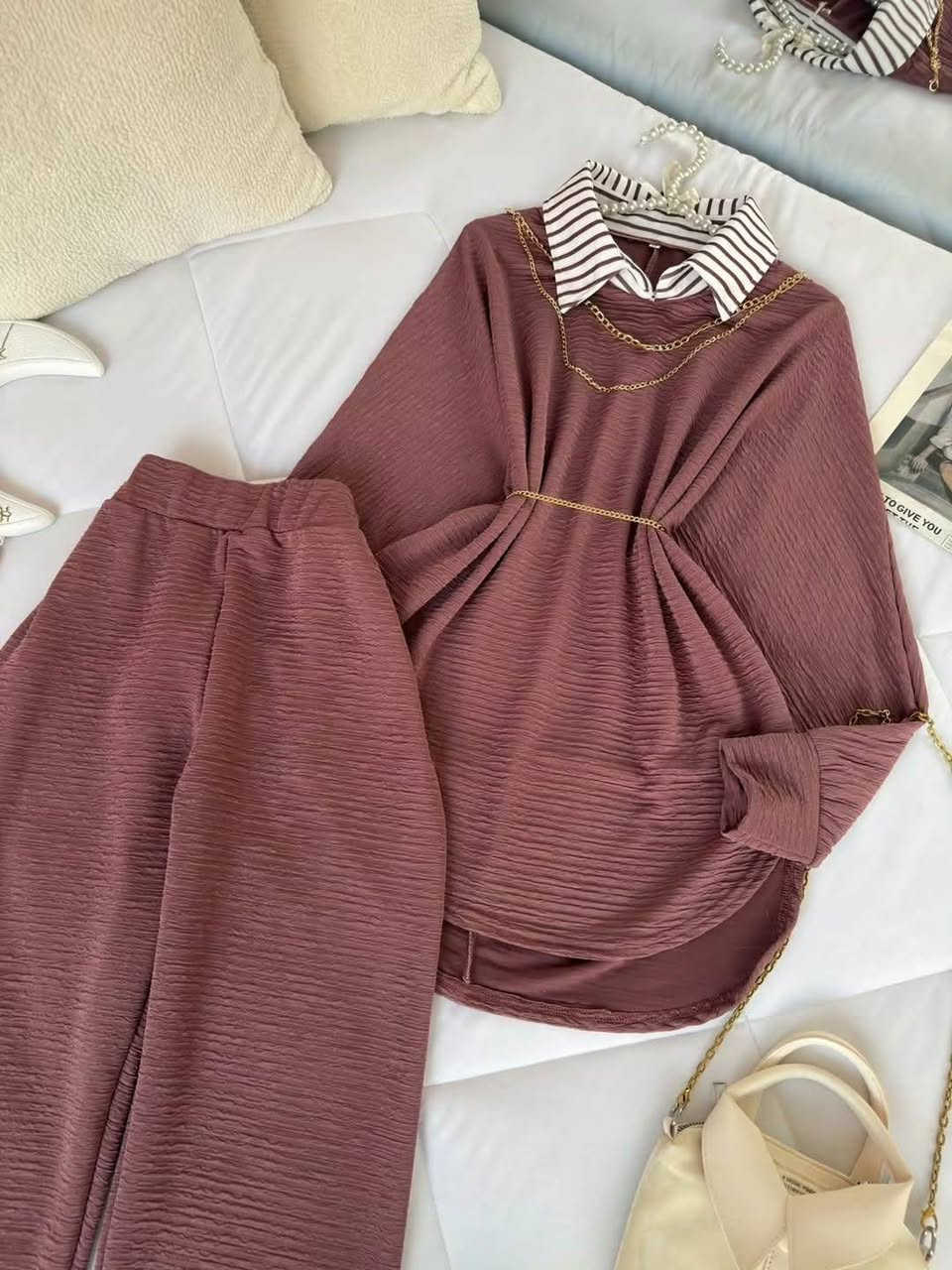 😍#جديدنا_جمال_موديلات😍
  سوت 🔥🥹♥️نسائي  قطعتين 🥰 
#الخامة تركي درجة_اولى 👉🏻 🦋💙🌺
القياس.   _40_42_44_46_48
#السعـــــــــــــرررر15
يوجد توصيل داخل المسيب الفين دينار 
يوجد توصيل محافظات ايظا


**إذا كنت صاحب هذا الإعلان وتريد حذفه لأي سبب، رجاءا أرسل رسالة إلى الدعم الفني**